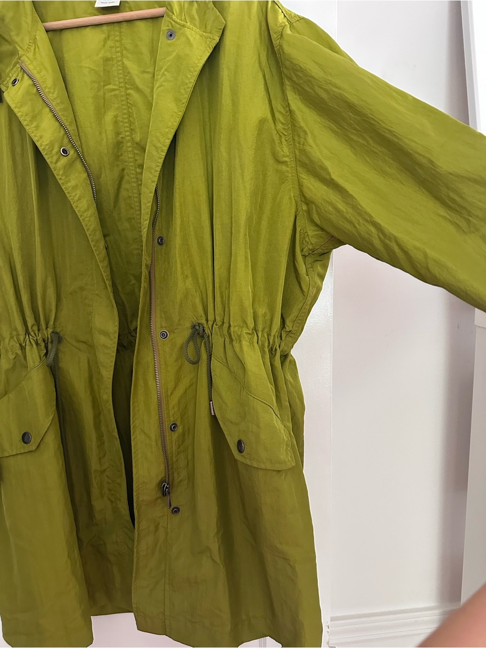 United Colors of Benetton Vintage Olive Green Anorak Parka — Made in Italy 🇮🇹 - Picture 4 of 7
